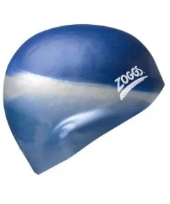 Zoggs - Multi Coloured Swim Cap (Blue/Silver)