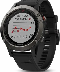 FENIX 5 Slate Gray with Black Band