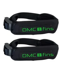 DMC Fins - The Clamp - Fin Savers (pair) - Black/Green