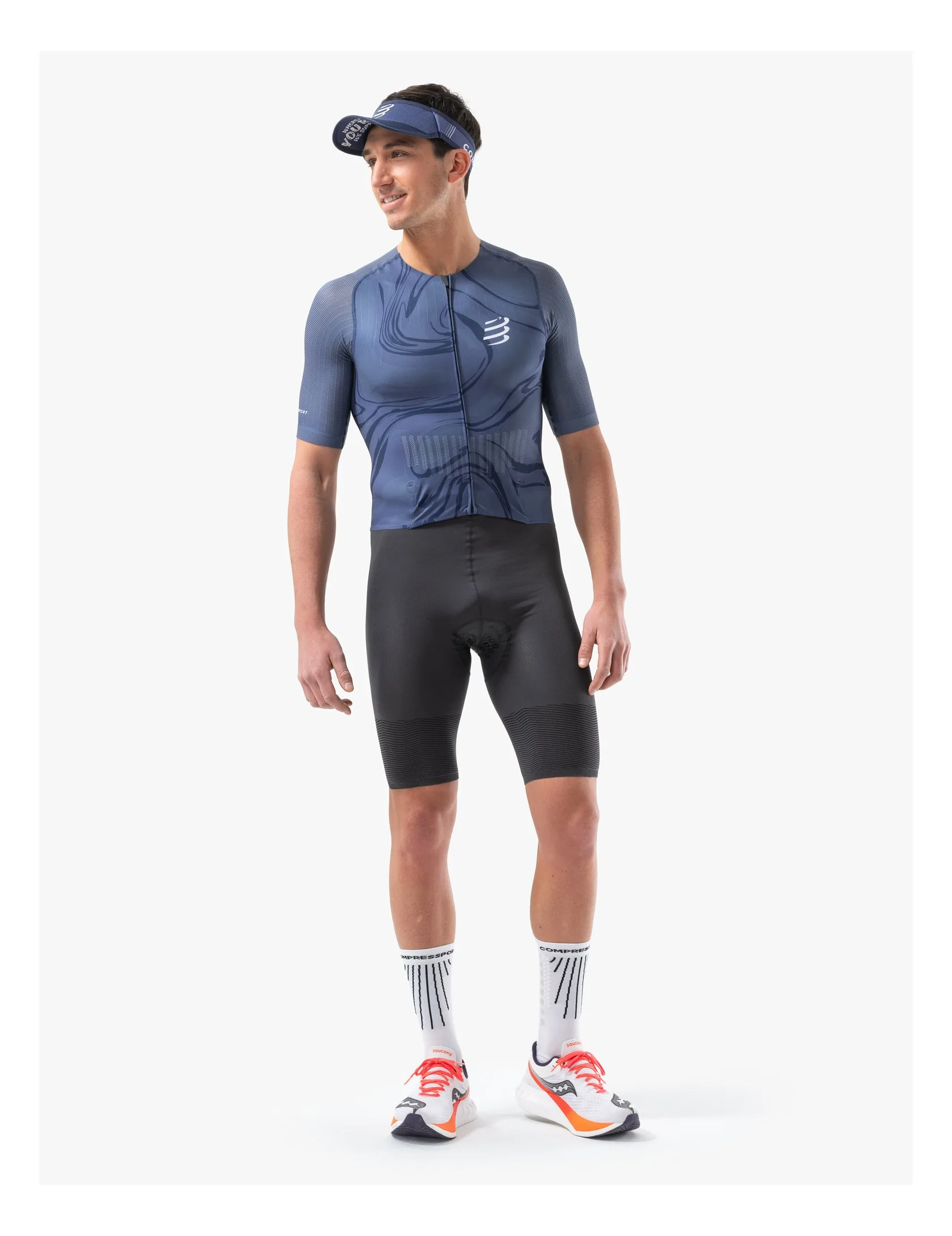 Compressport Aero SS Trisuit M  2025- Indigo Print
