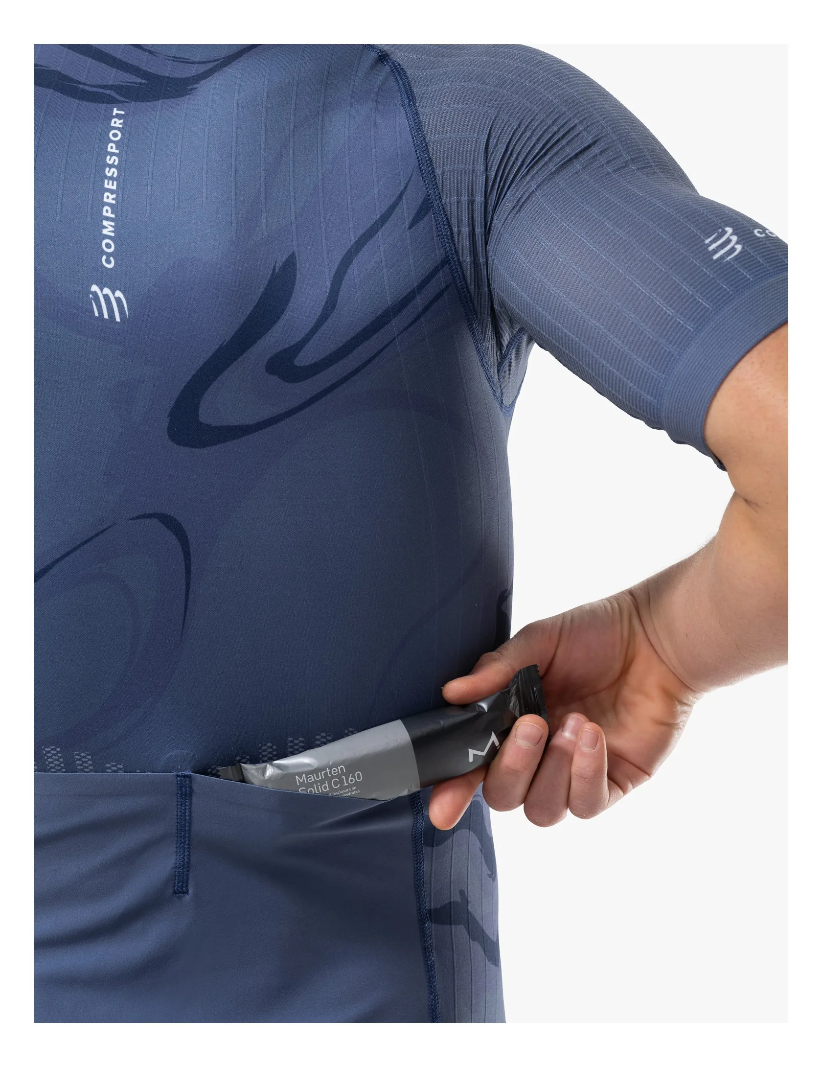 Compressport Aero SS Trisuit M  2025- Indigo Print - Image 3