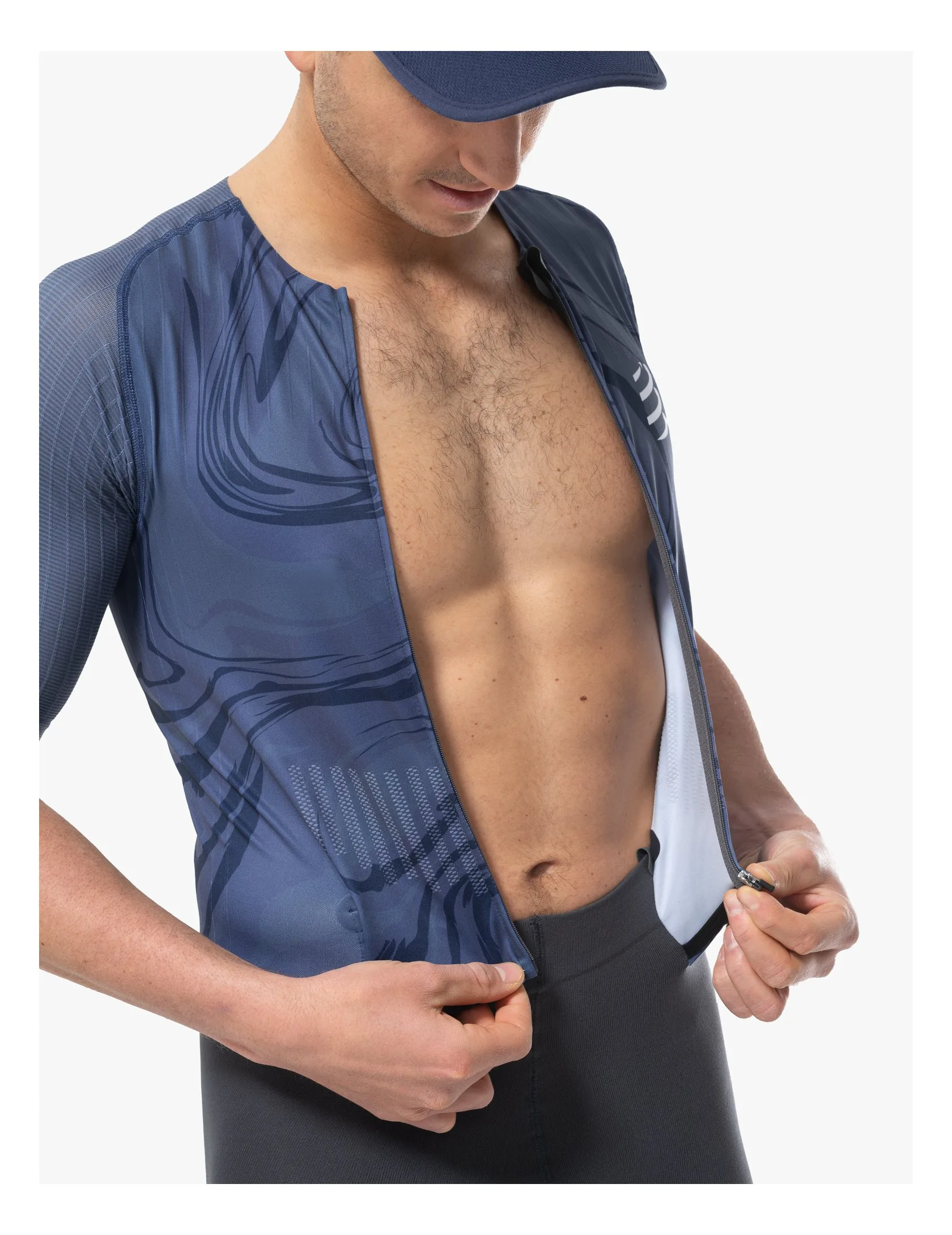 Compressport Aero SS Trisuit M  2025- Indigo Print - Image 4