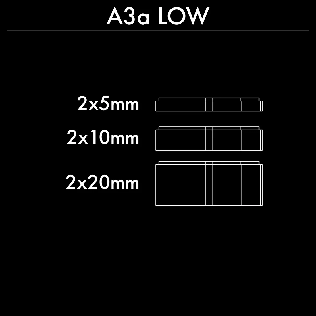 Profile Design A3A Low Alloy Riser (Tri & UCI) - 5/10/20mm - Image 2