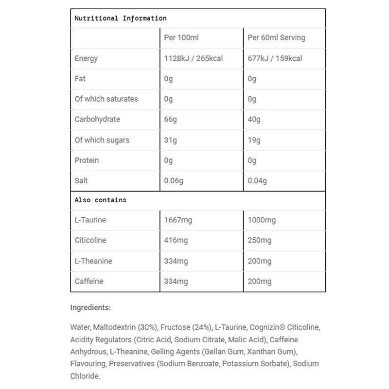 SIS BETA Fuel + Nootropics Gel - Image 3
