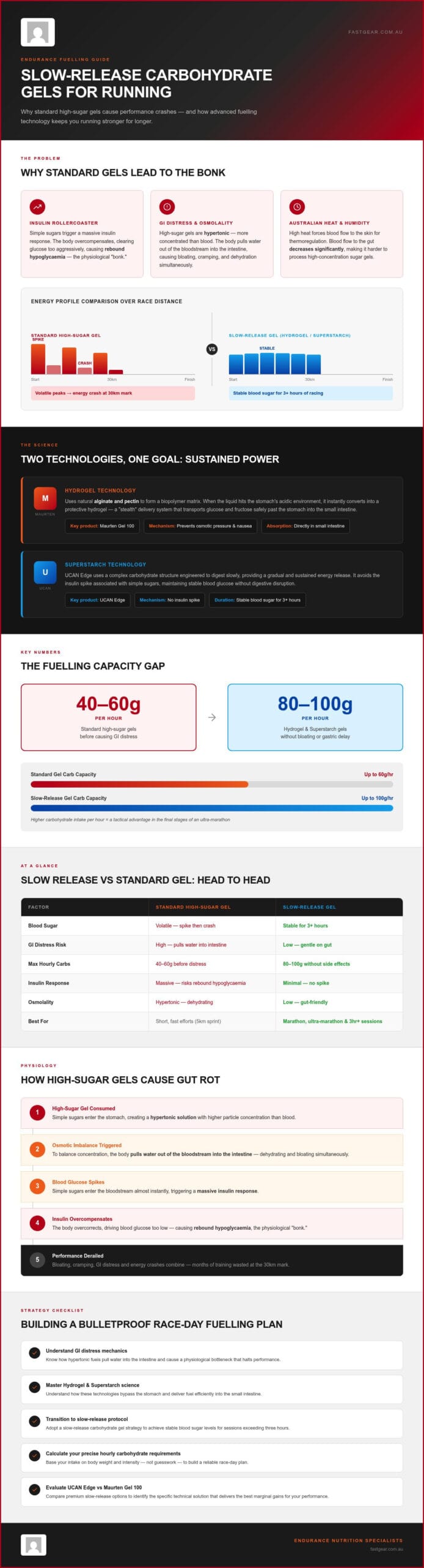 Mastering the Long Game: Slow Release Carb Gels for Running