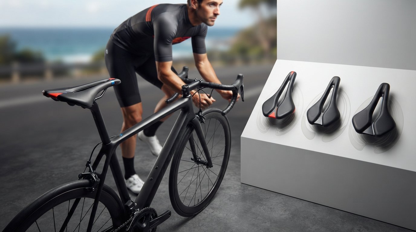 Choosing a road bike saddle for pressure relief: fit, padding and shape