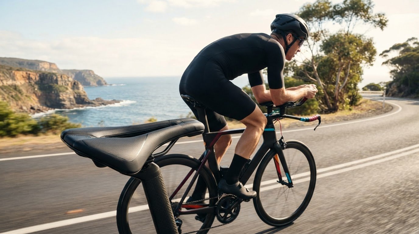 Pressure relief cycling saddles for triathletes in Australia